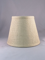 CLIP-ON Lamp Shade  Hardback Burlap 